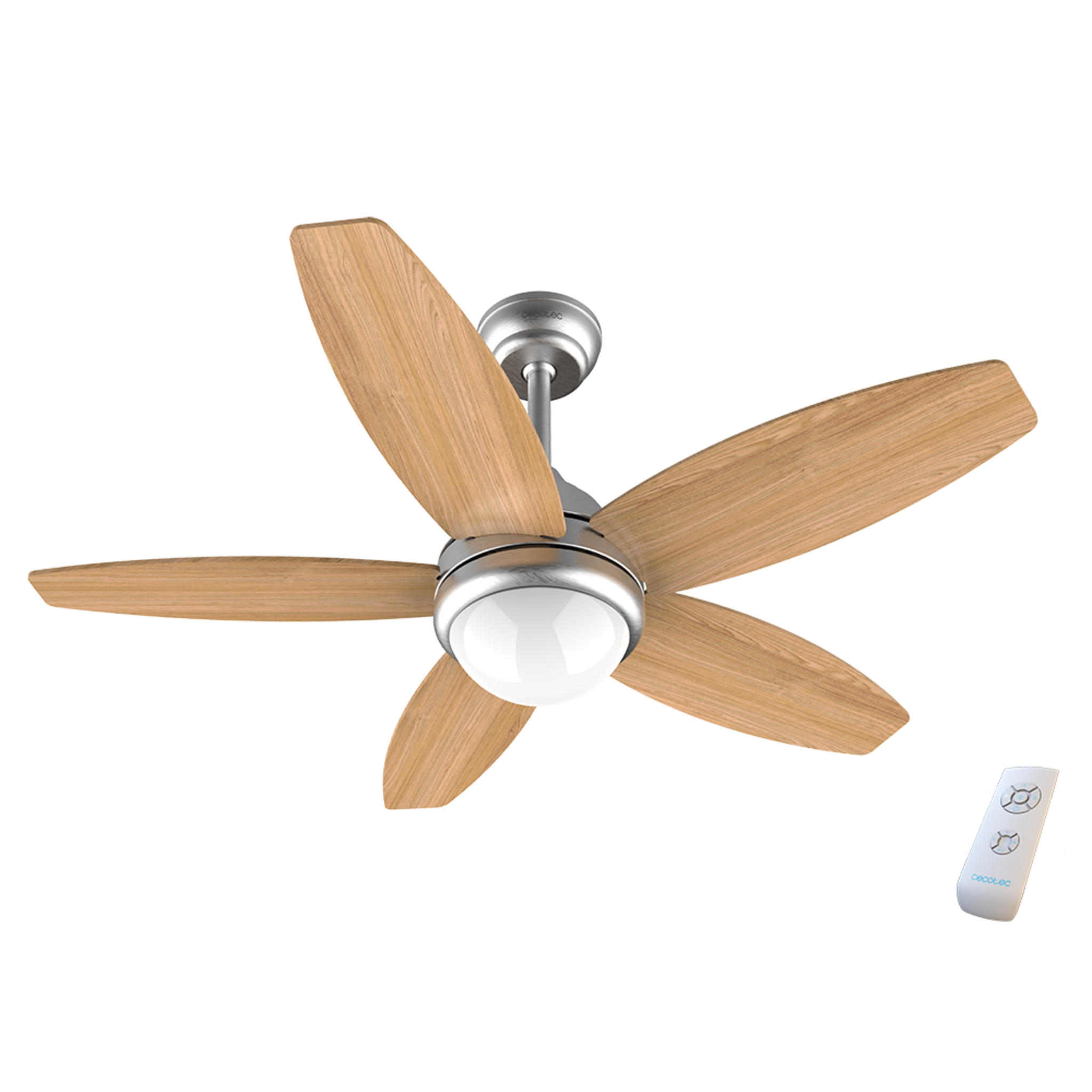 Cecotec EnergySilence Aero 490, ventilador de techo con luz y mando a distancia.