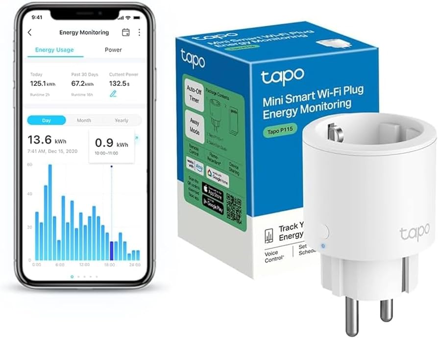 TP-Link Tapo P115, imagen de producto del modelo exacto.