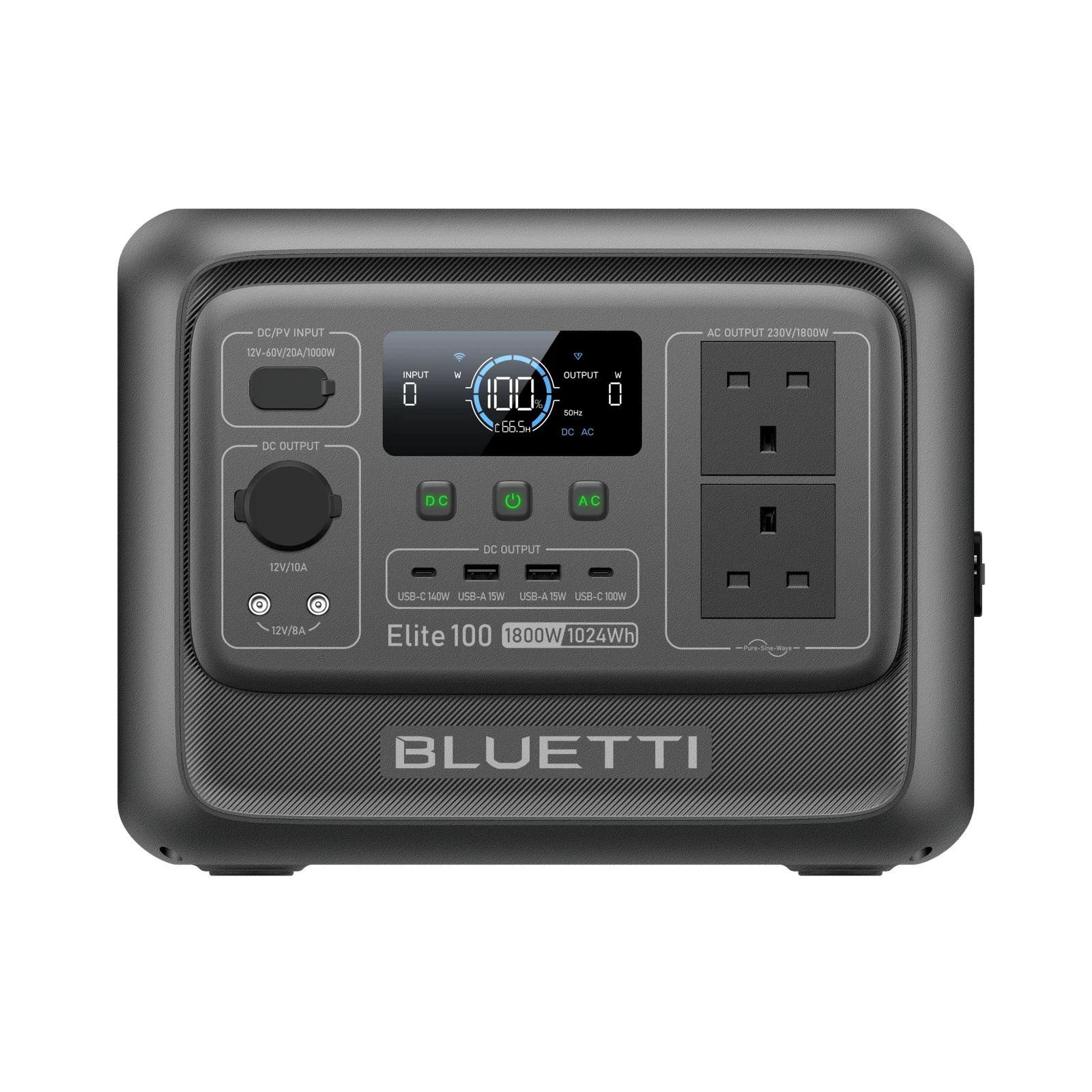 BLUETTI Elite 100 V2, imagen oficial del modelo exacto.