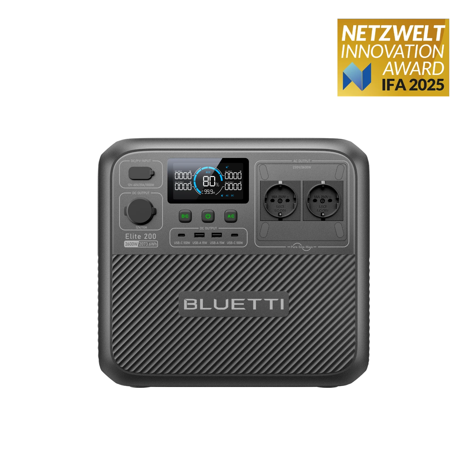 BLUETTI Elite 200 V2, imagen oficial del modelo exacto.