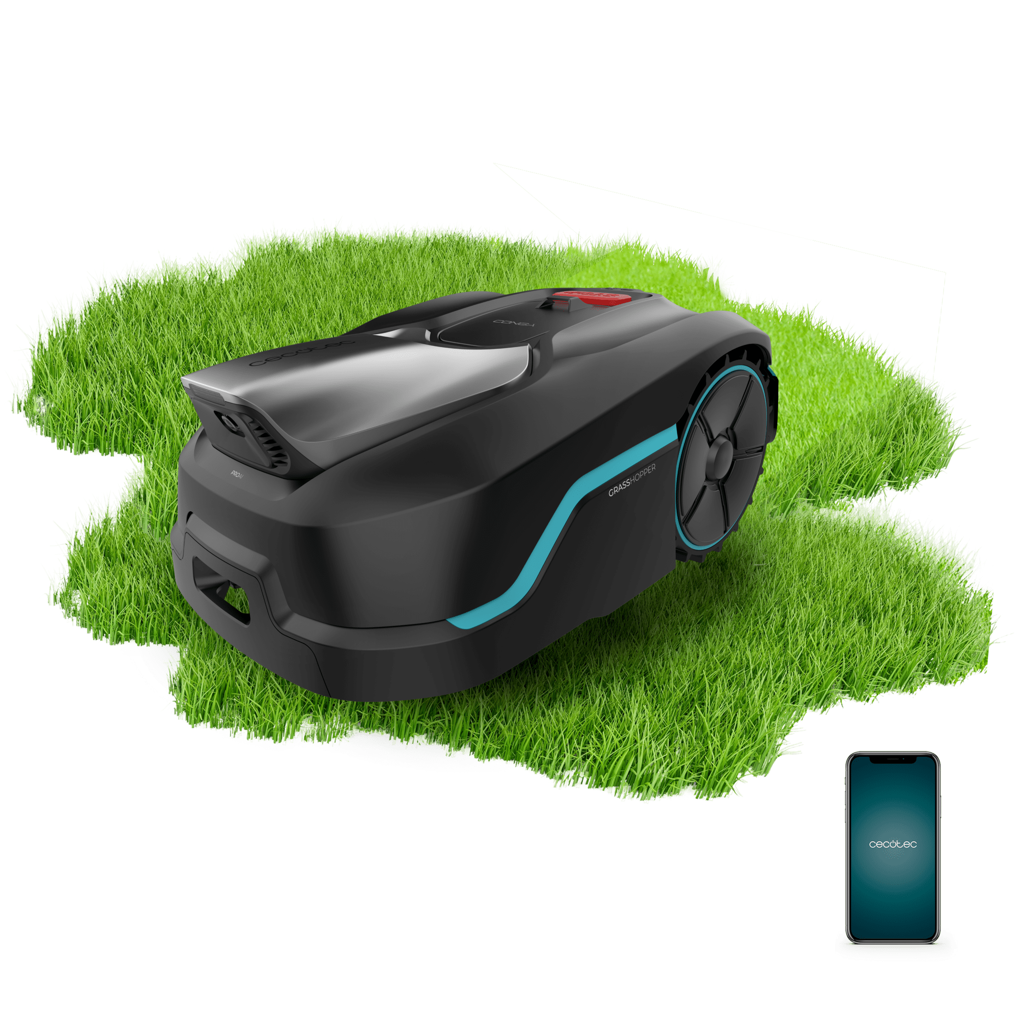 Cecotec Conga GrassHopper 800 ProAI, imagen de producto del modelo exacto.
