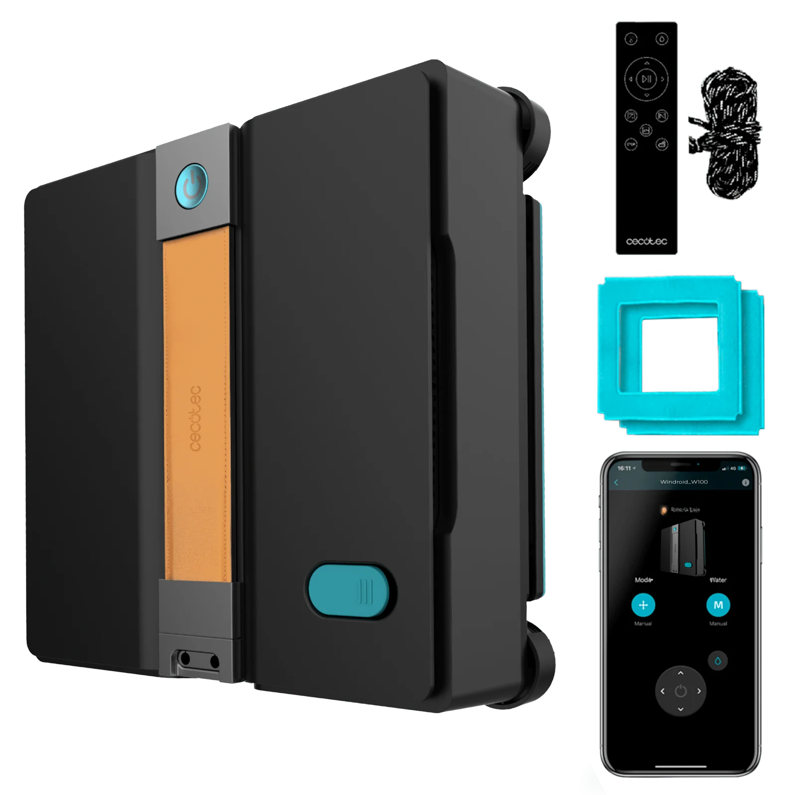 Cecotec Conga Windroid W50 Double Spray, imagen oficial del modelo exacto.